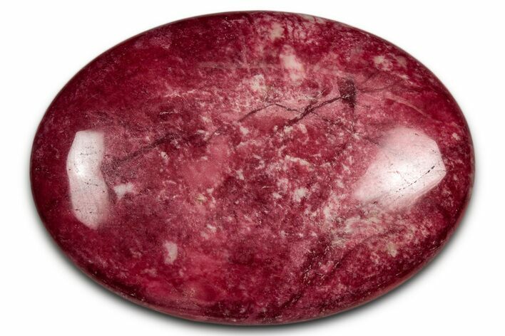 Vibrant Polished Thulite Stone - Trondheim, Norway #343920